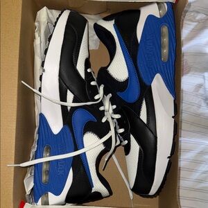 NEW Nike Air Max Black and Blue Sneakers